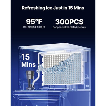 Commercial Ice Maker Machine - Head, 1000 Lbs/Day Stainless Steel Ice Machine with Scheduled Ice-Making, Self-Cleaning, Adjustable Thickness, Ideal for Restaurant Bar Cafe Hotel - Head Only