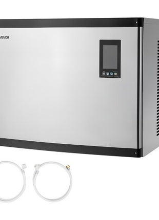 Commercial Ice Maker Machine - Head, 1000 Lbs/Day Stainless Steel Ice Machine with Scheduled Ice-Making, Self-Cleaning, Adjustable Thickness, Ideal for Restaurant Bar Cafe Hotel - Head Only