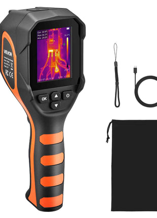 Thermal Camera, 320 x 240 TISR Super Resolution, Thermal Imaging Camera with 2MP Visual Camera, 160 x 120 IR Resolution, 25 HZ Refresh Rate, -4°F to 1022°F, 4 Image Modes & 6 Color Palettes