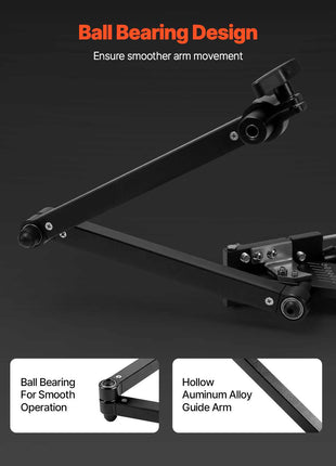 Lawn Mower Blade Sharpener, 15° - 45° Adjustable Lawnmower Blade Sharpening Tool with 4 Adapter Pins, Ball Bearing Design & 25mm Enlarged Handle, Compatible with Most Angle Grinders