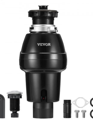 Garbage Disposal, 3/4HP 3250RPM Continuous Feed Food Waste Disposer, EZ Connect Food Waste Grinding System with Sound Reduction, Power Cord & Splash Guard for Kitchen Sinks