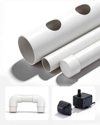 Hydroponics Growing System Kit, 3-Tier 108 Sites UPVC Pipe Hydroponic Grow Kit with Timed Irrigation, Thickened Hydroponic Pipes, Indoor Home Garden Vegetable Planting Grow Kits for Fruit Herb