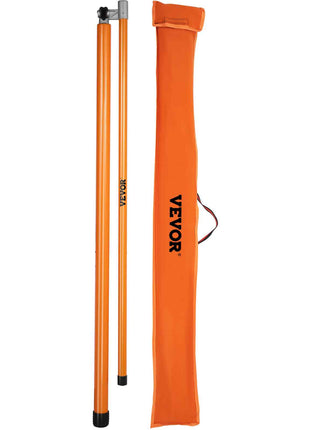 Load Height Measuring Stick, 15\' Sturdy Fiberglass Truck Height Stick with Adjustable Pole, Non-conductive Truck Height Measuring Stick with Carrying Bag, Height Stick for Trucks, Car Haulers