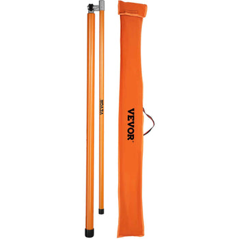 Load Height Measuring Stick, 15\' Sturdy Fiberglass Truck Height Stick with Adjustable Pole, Non-conductive Truck Height Measuring Stick with Carrying Bag, Height Stick for Trucks, Car Haulers