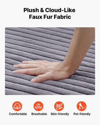 Chaise Lounge Chair, 48 in Boneless Chaise Lounge Indoor, Modern Upholstered Oversized Reading Chair with Throw Pillows & Armrests, Sofa Couch Deep Seat Sleeper for Living Room, Bedroom, Balcony