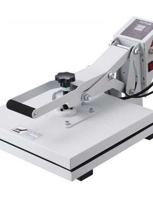 Heat Press, Heat Press Machine for T-Shirt, Fast Heating, High Pressure Heat Press 15x15, Power Digital Industrial Sublimation Printer for Heat Transfer Vinyl, Easy to Use, White
