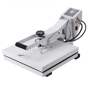Heat Press, Heat Press Machine for T-Shirt, Fast Heating, High Pressure Heat Press 15x15, Power Digital Industrial Sublimation Printer for Heat Transfer Vinyl, Easy to Use, White