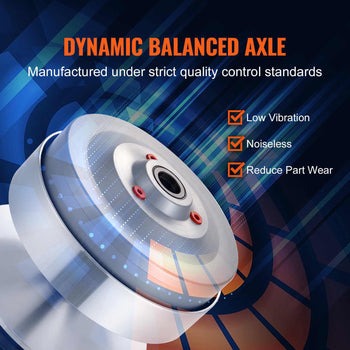 Golf Cart Drive Clutch Fits for Club Car DS 1997-2015 and Precedent 2004-2015, Primary Drive Clutch Assembly, Replace# 1018329-02/101833902