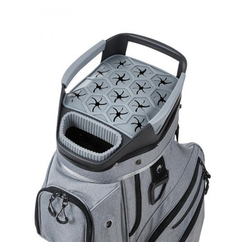 Golf Cart Bag, 15 Way Top Divider Organizer, Golf Club Bag with Full-length Divider, Rain Hood, Storage Pockets, Shoulder Strap, High-Strength Polyester, Silicone Head Protection for Men & Women