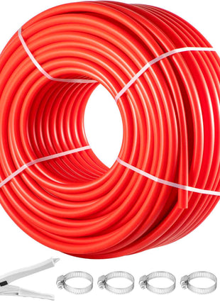 PEX Pipe, 7/8 inch x 500 FT PEX Tubing, Non Oxygen Barrier Red PEX-B Pipe, Flexible PEX Water Line for RV Sewer Hose, Plumbing, Radiant Heating