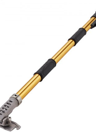 Drywall Flat Box Handle, 40''-64'', Anodized Aluminum Flat Finishing Extension Handle, 5-Section Length Adjustable, Non-slip Grip and 360° Painting for Plasterboard, Wallboard, Sheetrock