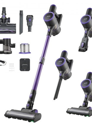 Cordless Vacuum Cleaner, 25KPA Max Powerful Suction, Rechargeable Anti-Tangle Stick Vacuum with Dust Cup, Lightweight Handheld Vac with 35mins Runtime for Home, Carpet, Pet Hair, Hard Floor