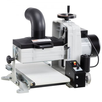 10" Benchtop Drum Sander, 1HP 1725RPM Dual Motor Drum Sander for Woodworking - Variable Speed Conveyor Belt & 4" Dust Collection Port for Cabinet Making & Furniture Finishing