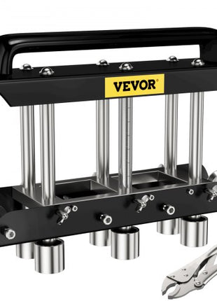 Three-Station Edge Roller, Large Radius, 0-90° Bending Angle Sheet Metal Brake, Quickly Adjusts for Making 0.63\"-5.7\" Bends in 30-19 Gauge Steel, for Clean Crisp Bends in Metal Roofing Materia