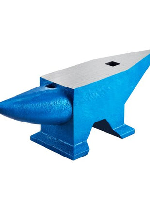 Single Horn Anvil 132Lbs Cast Steel Anvil Blacksmith for Sale Forge Steel Tools with Round and Square Hole and Equipment Anvil Rugged Blacksmith Jewelers Durable and Robust Metal Working Tool