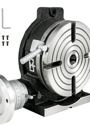 Rotary Table 8Inch Horizontal Vertical HV8 Precision 3MT Milling Drilling Machine Vernier Reading Milling Drilling Boring