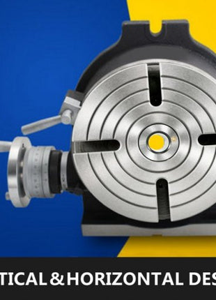 Rotary Table 8Inch Horizontal Vertical HV8 Precision 3MT Milling Drilling Machine Vernier Reading Milling Drilling Boring
