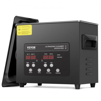 3L Ultra Sonic Cleaner, 120W Digital Ultrasonic Cleaning Machine with Gentle Mode & Upgraded Degassing, 40kHz Ultrasound Cleaner Machine with Heater & Timer for Jewelry, Glasses, Tools Retainer