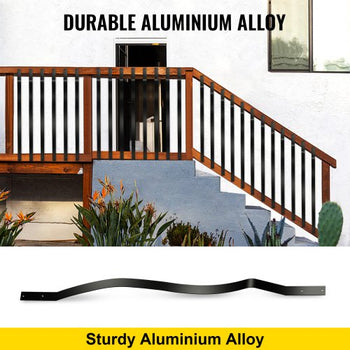 Deck Balusters, 61 Pack Metal Deck Spindles, 29.5\"x1\" Staircase Baluster with Screws, Aluminum Alloy Deck Railing for Wood and Composite Deck, Stylish Baluster for Outdoor Stair Deck Porch