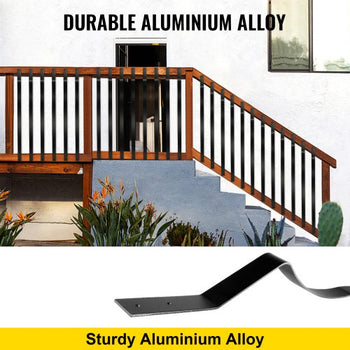 Deck Balusters, 51 Pack Metal Deck Spindles, 32.25\"x1\" Staircase Baluster with Screws, Aluminum Alloy Deck Railing for Wood and Composite Deck, Stylish Baluster for Outdoor Stair Deck Porch