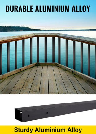 Deck Balusters, 101 Pack Metal Deck Spindles, 26\"x0.75\" Staircase Baluster with Screws, Aluminum Alloy Deck Railing for Wood and Composite Deck, Square Baluster for Outdoor Stair Deck Porch