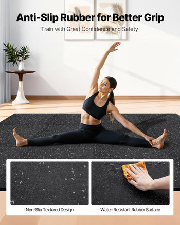 Puzzle Exercise Mat, 12 PCS Fitness Equipment Mats, 24 x 24 x 0.79 in, High-Density EVA Foam Mats Set, Interlocking Rubber Soft Tiles, Protective Floor Padding with Gray Dots for Home Gym Office