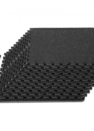 EVA Interlocking Foam Floor Mats, 0.56 in Thickened 12 Pcs Puzzle Rubber Tiles, 24 x 24 in Exercise Floor Mat for Workout & Fitness, Heavy Duty Flooring Mats for Home, Gym, Office-48 Sq Ft