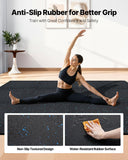Puzzle Exercise Mat, 24 PCS Fitness Equipment Mats, 24 x 24 x 0.56 in, High-Density EVA Foam Mat Set, Interlocking Rubber Soft Tiles, Protective Floor Padding with Blue Dots for Home Gym Office