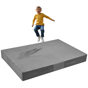 Crash Pad, 6 x 4 ft Crash Pad for Kids Sensory with Soft Thick Foam and Washable Cover, Giant Pillow Mat Large Sensory Room Equipment for Children and Adults Jumping, Play, Climbing & Gymnastics