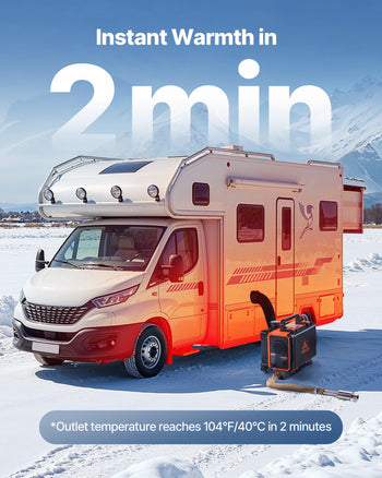 Diesel Heater, 8KW, DC 12V/24V, All in One Portable Diesel Air Heater with Remote Control and LCD Screen, Fast Heating Low Noise, 1.2 Gal Fuel Tank for Trucks, Vans, RVs, Campers, and Garages