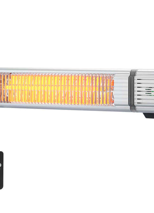 Infrared Heater, 1500W Remote Control Electric Space Infrared Heater, IP65 Protection Carbon Infrared Outdoor Heater with 3 Speeds, for Porch,Patio,Dining Room,Studio,Backyard,Garage, Wall Mount