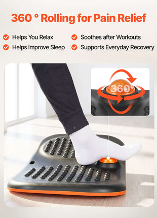 Balance Board, Wobble Board Trainer for Adults, Premium Balance Training Equipment Rocker, Compact & Lightweight for Core Workouts, Standing Desk Exercise, Home Gym, Office, Workstation, Black