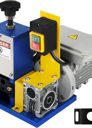 Automatic Electric Wire Stripping Machine 0.05\"-0.98\",Portable Dark Blue Wire Stripper, Wire Stripping Machine Tool for Scrap Copper Recycling (Dark Blue)
