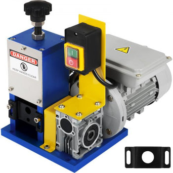 Automatic Electric Wire Stripping Machine 0.05\"-0.98\",Portable Dark Blue Wire Stripper, Wire Stripping Machine Tool for Scrap Copper Recycling (Dark Blue)