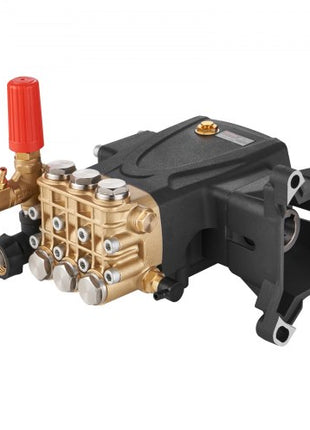 Pressure Washer Pump, 1" Shaft Horizontal Triplex Plunger, 4400 PSI, 4 GPM Flow, Replacement Power Washer Pumps Kit, Parts Washer Pump, Compatible with Simpson MorFlex Models 40224, 40225, 40226