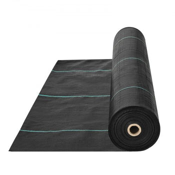 5FTx250FT Premium Heavy Duty Weed Barrier Landscape Fabric, 5OZ Woven Geotextile Fabric Under Gravel, High Permeability for Weed Blocker Weed Mat, Driveway Fabric, Weed Control Garden Cloth