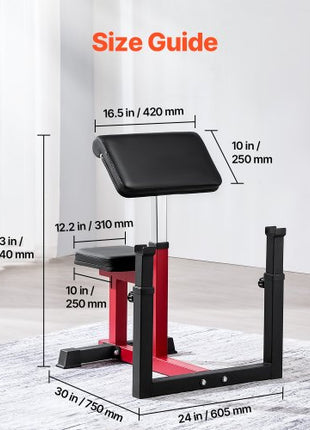 Weight Bench with Leg Extension, Strength Training Benches, Max load 440 LBS Home Gym Bench Fitness Equipment, Seated Arm Isolated Barbell Dumbbell Bicep Station, Workout Bench for Home Gym
