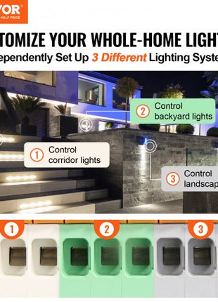 600W Landscape Transformer, Timer & Photocell Sensor Equipped, Weatherproof Outdoor Lighting Converter, 120V AC to 12V/14V AC, Ideal for Exterior, Spotlight, Pathway, Pool Lighting, ETL Certi