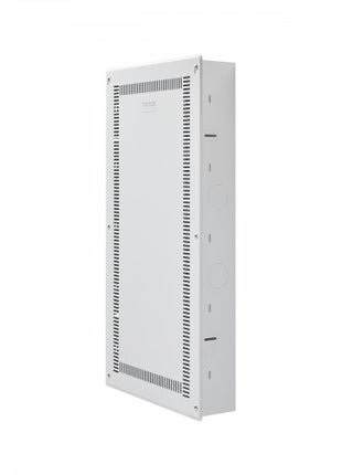 Structured Media Enclosure, 28-Inch, Recessed in-Wall Media Box with Cover, Wall-Mount Cable Management Box Kit, Structured Wiring Multi-Media Cabinet, Cold-Rolled Steel, for TV Home Theater