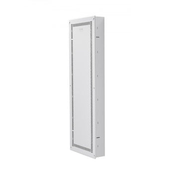 Structured Media Enclosure, 42-Inch, Recessed in-Wall Media Box with Cover, Wall-Mount Cable Management Box Kit, Structured Wiring Multi-Media Cabinet, Cold-Rolled Steel, for TV Home Theater