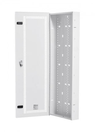 Media Enclosure, 42-Inch, Structured Media Center with Vented Hinged Door, Cable Management Box, Structured Wiring Multi-Media Cabinet, Recessed Electrical Media Box, for Network Distribution