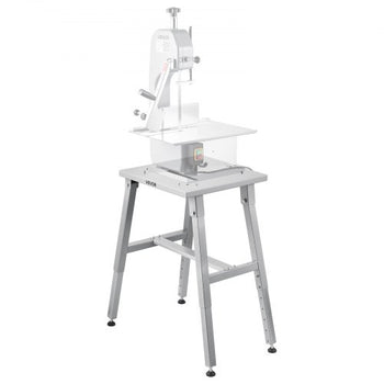 Electric Meat Bandsaw Stand, Floor Stand with Adjustable Height, Stable H-Shaped Frame, Anti-Slip Foot Pads, for Our Bone Saw Machine, Compatible with Models BS-130 & BS-250