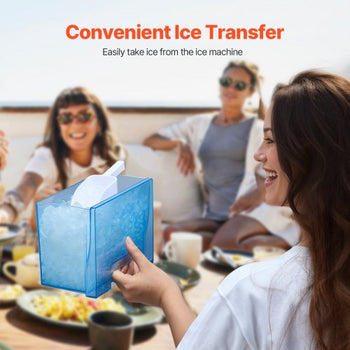 Nugget Ice Maker, 33lbs/24H Pebble Ice Maker with Self Cleaning, Chewable Ice Maker with Ice Scoop & Drip Tray, Stainless Steel Ice Machine with Convenient Ice Transfer for Home Kitchen Office