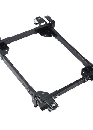 Mobile Base, 1500 lbs Capacity, Adjustable from 20" x 24.5" to 28" x 33.5", Heavy Duty Universal Mobile Base Stand with 4 Swivel Wheels, for Woodworking Equipment, Bandsaw, Power Tool, Machine