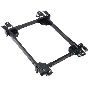 Mobile Base, 1500 lbs Capacity, Adjustable from 20" x 24.5" to 28" x 33.5", Heavy Duty Universal Mobile Base Stand with 4 Swivel Wheels, for Woodworking Equipment, Bandsaw, Power Tool, Machine