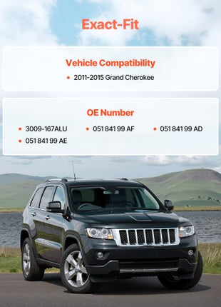 Intake Manifold, with Gasket, Engine Intake Manifold Assembly Compatible with 2011-2015 Grand Cherokee, Manifold Replacement Replace 3009-167ALU, 051 841 99 AF, 051 841 99 AD, 051 841 99 AE