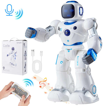 RC Robot Toys for Kids, 2.4GHz Programmable Remote Control Smart Robot with Touch, Voice & APP Control, Interactive Singing Dancing Robot for Age 3 4 5 6 7 8 10 Year Old Boys Girls Birthday Gift