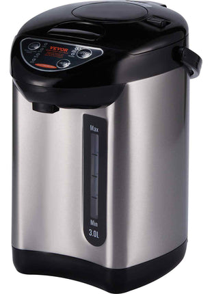 Hot Water Dispenser, Adjustable 4 Temperatures Water Boiler and Warmer, 304 Stainless Steel Countertop Water Heater, 3-Way Dispense for Tea, Coffee and Baby Formula, 3L/102 oz