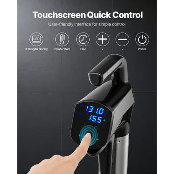 Sous Vide Precision Cooker, 1100W Sous-Vide Cooking Machine, Immersion Circulator with LED Digital Display, Secure Clamp Design, Temperature & Timer Control, Professional Sous Vide Cooker