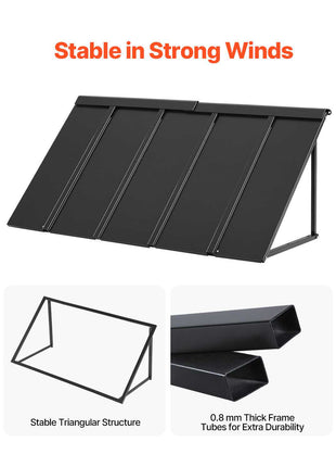 Fixed Metal Awning 56 x 24 in, Window Awning Door Canopy, Stable Triangle Steel Frame Awnings for Doors Exterior Rain, and Snow Sunlight Protection for Door Entrance, Windows, Porches, Balconies